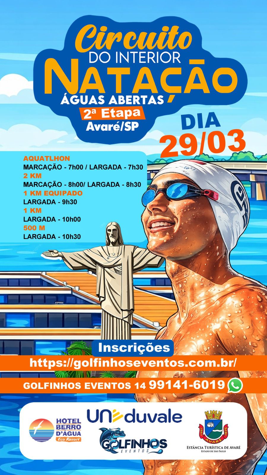 Circuito Paulista do Interior - Natação em águas abertas - Segunda Etapa - Avaré