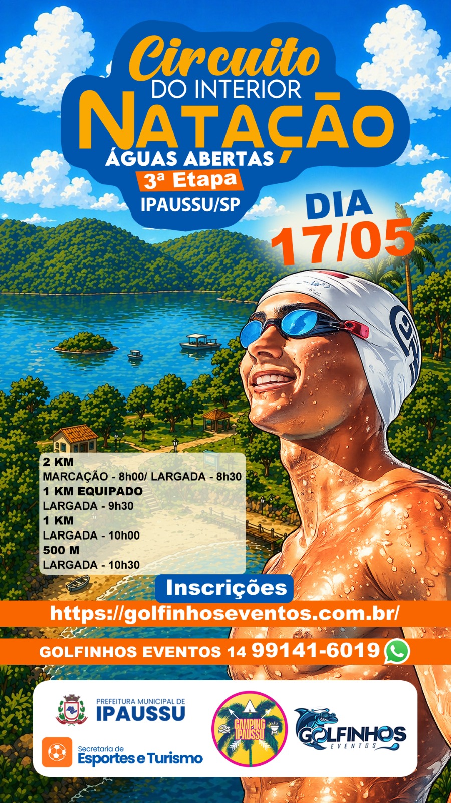 Circuito Paulista do Interior - Natação em águas abertas - Terceira Etapa - Ipaussu