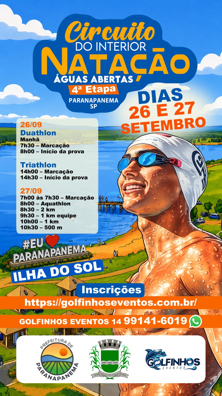 Circuito Paulista do Interior - Natação em águas abertas - Quarta Etapa - Paranapanema